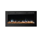 50 Inch 9 Colors Black Carton Flame Electric Fireplace Heater for Household