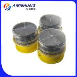 Monocrystalline Silicon 10cd Solar Single Aviation Obstruction Light 20fpm For