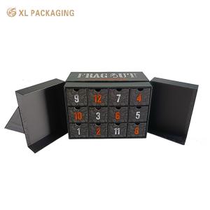 XL Packaging Custom Packaging Box Factory 12 Day Wine Advent Calendar Box Custom