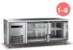 Refrigerated Work Table For Kitchen 660L Commercial Refrigerator Freezer R134a