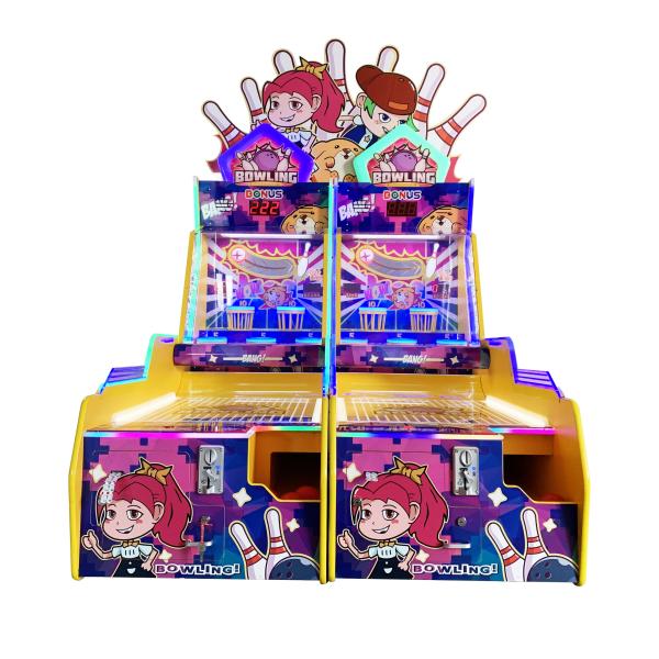 2 players mini bowling ticket game machine for kid game center, Bowling Big Dunk