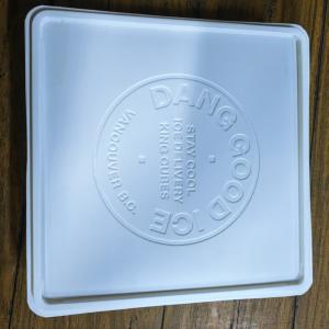 Customized PP White Square 16 Cavity Ice Container With Lid