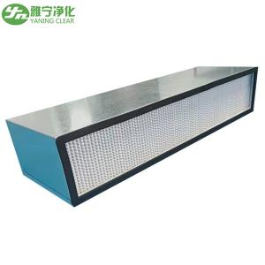 Class 100 HEPA Filter / Deep Pleated HEPA Filter With Paper Clapboard