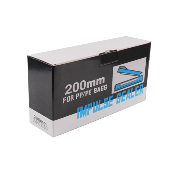 China 200mm Hand Foil Plastic Bags Pouch Impulse Heat Hot Sealer for Packing CE FCC Approved AL factory