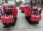 Fashion Tracked Mini Dumper Transporter , Rubber Track Dumper For Goods