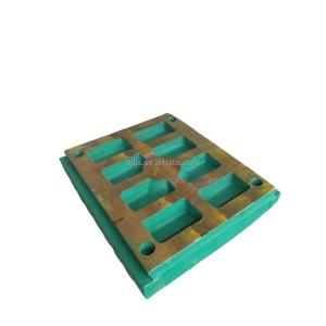 China High Manganese Jaw Plate for Jaw Crusher in Crushing Industry from Quarry Material factory