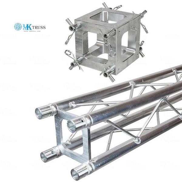 Easy Install 100*100*500mm Square Aluminum Truss on for Wedding Backdrop