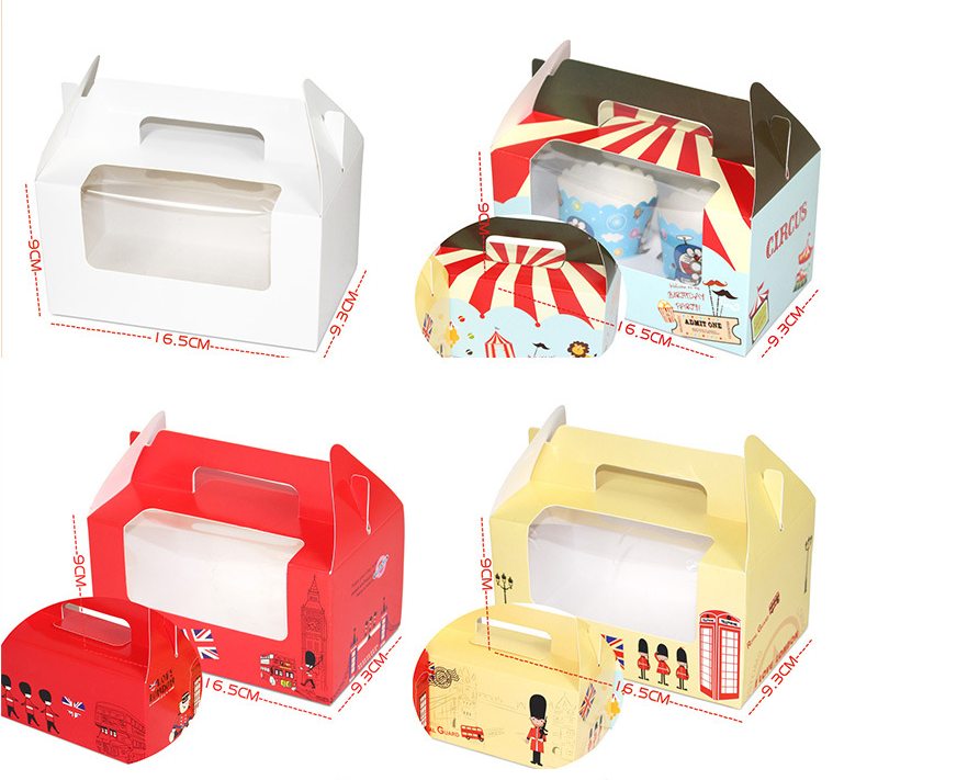 Handmade Folding Custom Cardboard Display Boxes With Clear Window