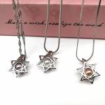 Fashion Wish Pearl Pendant Necklace Natural Oyster Gift Box Love Heart Cage