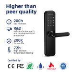 OEM Remote Control Smart Lock Home Security Fingerprint Biometric Door Lock