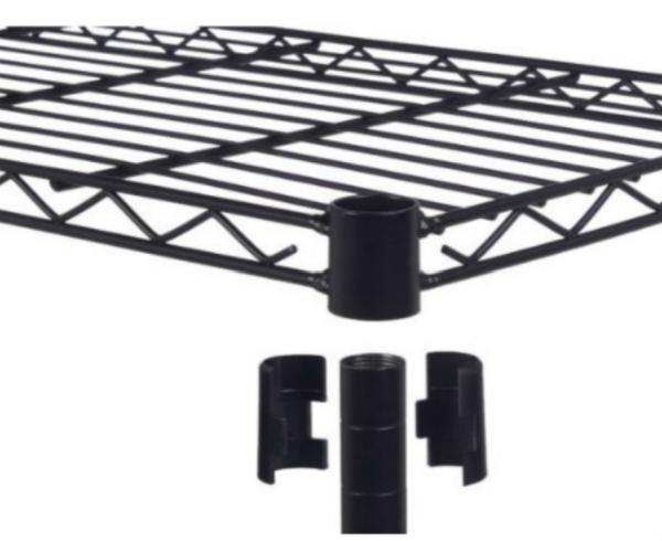 4 Tiers Heavy Duty NSF Commercial Shopping Trolley Powder Coating Stainless