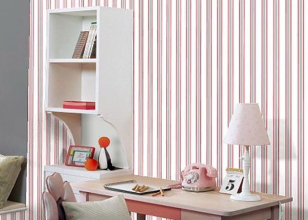 Removable Modern Home Decoration Wallpaper For Bedroom , Non - Woven Material