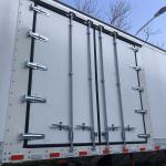 CIMC Van Type Semi Box Trailer 3 Axle Foot Dry Van Container Semi Trailer
