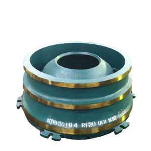 China ISO Standard High Manganese GP300 GP300S Cone Crusher Spare Parts Bowl Liner for Crushing factory