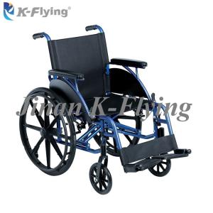 China Walking Assist Height Adjustable Lightweight Wheelchair Foldable Disabled Elderly factory
