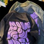 Boxy Fit Vintage Acid Wash Distressed Oversized Drop Shoulder T Shirt S-5XL or