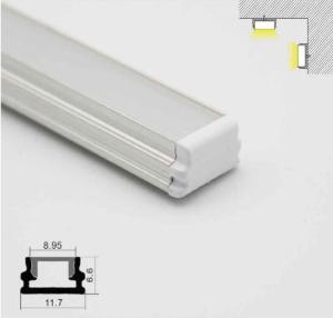 China Floor Cabinet Led Aluminium Extrusion Profiles , 45 Degree Aluminum Channel factory