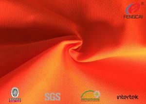 China Anti Static Fluorescent Orange Material Reflective Safety Fabric Flame Retardant factory