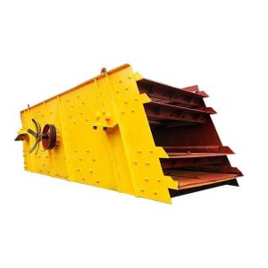 China High Efficiency Rectangular Vibrating Screen Machine For Building Materials factory