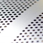 Decorative Punched Round Hole W0.5m Perforated Metal Plate For Outdoor Wall