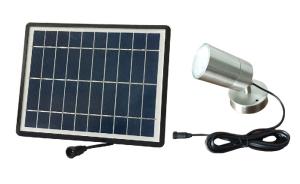 China 2W Outside Wall Mounted Solar Lights / Stainless Steel Wall Lamp Rustproof factory