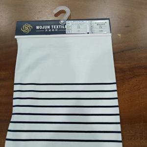 China Comfortable And Good Quality And Skin-Friendly Easy To Care Striped Knit Fabric For T-Shirt factory