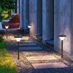Aluminum Yard Lawn Spike Solar Garden Light Global Sunrise Lights Solar Lawn