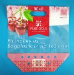 Fruit Packing Bags For Grapes Banana Vegetables Stand Up Plastic Food Bags,