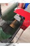 Sharp 1600mm PU PVC Conveyor Belt Slitting Machine V Finger Punching Machine