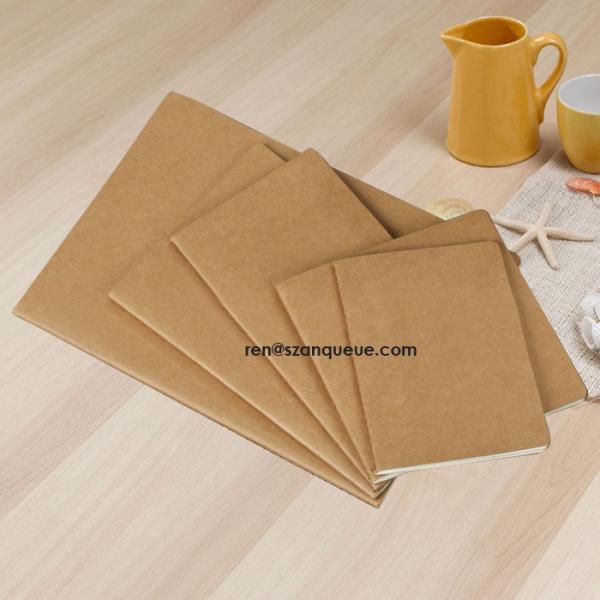 wholesale blank kraft paper cover notebook factory direct sale type of school