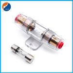 Fuse Components Audio Stereo Amplifier Waterproof Plastic Case Auto Car Gold 5AG