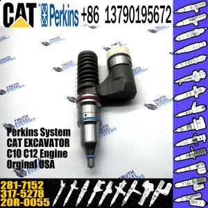 China For Caterpillar Excavator C10 C12 Diesel Engine Fuel Injector 281-7152 INJECTOR 317-5278 20R0055 factory