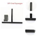 High Quality Black Stainless Steel Shower Squeegee Window Wiper for Car Glass