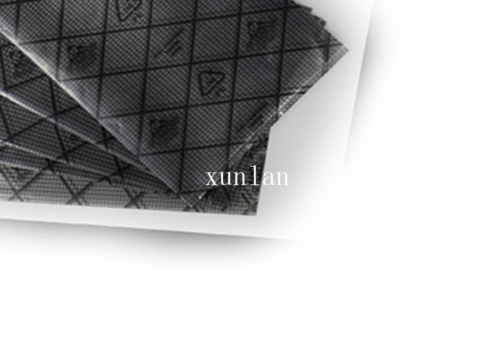 Flat Top Open Conductive Grid Bag , Black Mesh Resealable Anti Static Bags