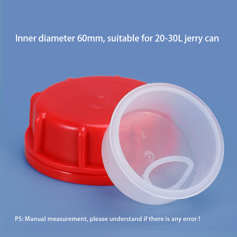 53mm Plastic Cap Blue Screw Cover Lid For 10L Jerry Can With Childproof Tamper Cap