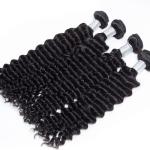 Peruvian Deep Wave Hair 100% Human Hair Weave Peruvian Curly Hair Extensions