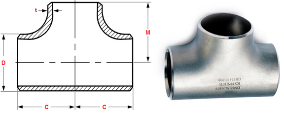 ANSI/ASME B16.9 Buttweld Straight Tee & Cross