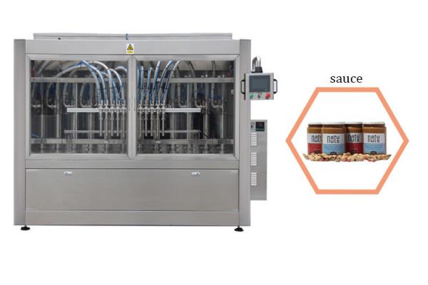 China 100-1000ml Hot Sauce Bottling Machine Panasonic Servo Motor Driven factory