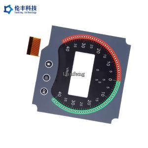 Dashboard Polyester PET Membrane Switch Keyboard With FPC Circuit