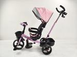 Red 3-Wheel Child Tricycle With Steel Handlebar And Plastic Seat Baby Carriage