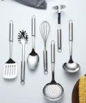 Sustainable 7-Piece Stainless Steel Kitchen Utensil Set for ODM or OEM