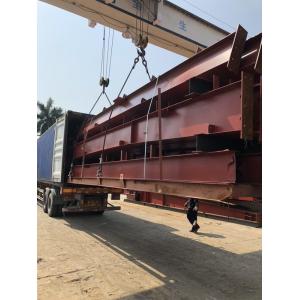 Prefabricated H Shape Workshop Steel Structure 6000㎡ Sand Blasting