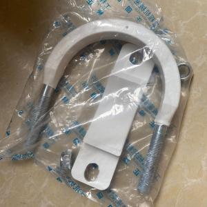 China U-Type Clamp Fittings White Color For Putzmeister Sany Zoomlion Concrete Pump Trucks factory