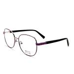 MD157 Womens Square Stainless Steel Optical Frames 54-17-140 Size