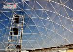 9m Diameter clear PVC Geodesic Dome Tents with glass door for outdoor events