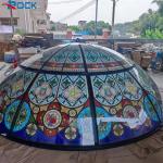 Customized Architectural Stained Glass Dome Skylight 1mm-19mm Thickness