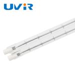 Transparent Quartz Infrared Heater Lamps Short wave 10mm diameter