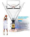 96W AC 220V Portable Basketball Machine Rebounder Yellow