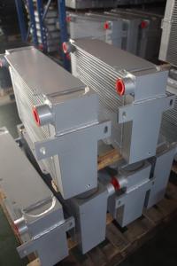 China Vacuum Brazed Aluminum bar &amp; plate fin heat exchanger with water cooler factory