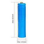 320mAh 3.7V Rechargeable AAA Size 10440 Lithium Ion Battery For Toothbrush